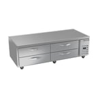 image of Beverage Air WTFCS72HC 72" 4 Drawers Worktop Freezer Chef Base w/ Marine Edge, 14.5 cu. ft.