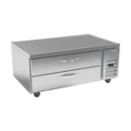 image of Beverage-Air WTRCS52HC 52" 2 Drawers Refrigerated Chef Base w/ Marine Edge, 9.6 cu. ft.