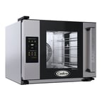 image of Cadco XAFT-04HS-TR Single-Deck Electric Convection Oven w/ Digital Controls, Half-Size, 4 Shelves