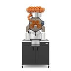 image of Zumex 08818 SPEED UP ALL-IN-ONE WIDE BLACK Stainless Steel and Plastic Floor Model Electric Speed Up All-in-One Wide Black Juicer