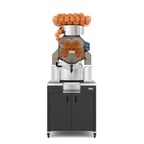 image of Zumex 09945 SPEED UP ALL-IN-ONE SLIM BLACK, Floor Model / 40 Oranges per Min - S.Steel