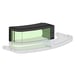 Cambro CVC75DCE12 Merchandising Display Extender, 12"H, black 1 image