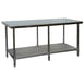 GSW USA WT-EE3084 Stainless Steel Top " 73" - 84" Work Table 1 image