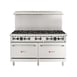 Wolf WX60-10BN 60" Natural Gas Restaurant Range w/ (10) Open Burners, (2) Standard Ovens, 340.000 BTU 1 image