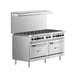 Wolf WX60-10BN 60" Natural Gas Restaurant Range w/ (10) Open Burners, (2) Standard Ovens, 340.000 BTU 2 image