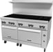 Vulcan 60SS-10BN 60" Natural Gas Restaurant Range w/ (10) Open Burners, (2) Standard Ovens, 358.000 BTU 2 image