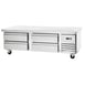 Arctic Air ARCB72 74" 4 Drawers Refrigerated Chef Base with Marine Edge Top, 6 Full Size Pans - Open box 1 image