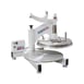 DoughXpress DMS-18-120 Manual Pizza Dough Press, Heated Upper Platen, Up To 18" Dia Size - Open box 1 image