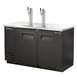 True TDD-2-HC 58" Solid Swing Door Direct Draw Beer Dispenser with 2 Taps & 2 Keg Capacity - Open box 1 image