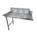Advance Tabco DTC-S70-96L-X 95" Clean Straight Dishtable w/ Left Table, 10.5" Backsplash 1 image
