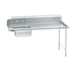 Advance Tabco DTS-S70-96R-X 95" Straight Soiled Dishtable w/ Right Table, Pre-Rinse Sink, 10.5" Backsplash 1 image