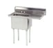 Advance Tabco FE-1-1824-24R-X 44" One Compartment Sink, 18"W x 24"L Bowl With Right-Hand Drainboards 1 image