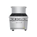 Atosa USA AGR-6B-LP 36" Liquid Propane Gas Restaurant Range w/ (6) Open Burners, 219.000 BTU 1 image