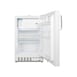 Summit ALRF48 20" Built-in or Freestanding Undercounter Refrigerator Freezer in White, 2.68 cu. ft. 3 image