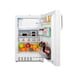 Summit ALRF48 20" Built-in or Freestanding Undercounter Refrigerator Freezer in White, 2.68 cu. ft. 5 image