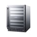 Summit ALWC532CSS 24" Glass Door Wine Refrigerator, Dual Temperature, 46 Bottles 2 image