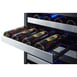 Summit ALWC532CSS 24" Glass Door Wine Refrigerator, Dual Temperature, 46 Bottles 7 image