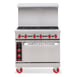 American Range AR-12G-4B-C 36" Gas Restaurant Range w/ (4) Open Burners, 12" Griddle, (1) Convection Oven, 178.000 BTU 1 image