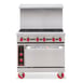 American Range AR36-4C 36" Gas Restaurant Range w/ (4) Wide Open Burners, (1) Convection Oven, 158.000 BTU 1 image