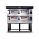 AMPTO P120E B2X 63" Electric Pizza Oven, Double Deck, (16) 12" or (8) 18" Pizza Capacity 1 image