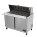 Asber APTM-48-18 48" Two Section Mega Top Sandwich/Salad Prep Table w/ 2 Doors, 18 pans, 12 cu. ft. 1 image