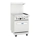 Atosa USA AGR-24G-NG 24" Natural Gas Restaurant Range w/ 24" Full Griddle, 72.000 BTU  1 image