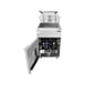 Atosa USA ATFS-75-LP Full Pot Floor Model LP Gas Fryer w/ 75 lbs, (5) Burners, 150.000 BTU 6 image