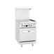 Atosa USA ATO-24G 24" Gas Restaurant Range with 24" Full Griddle, (1) Space Saver Oven, 72.000 BTU 1 image