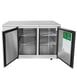 Atosa USA MBB59GR 57" Two Section Back Bar Cooler with Solid Door, 17.3 cu. ft. 2 image