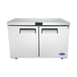 Atosa USA MGF8402GR 48" Two Section Undercounter Refrigerator w/ 2 Doors, 13.38 cu. ft. 1 image
