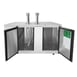 Atosa USA MKC68GR 68" 2 Towers Draft Beer Cooler Dispenser, 21.5 cu. ft. 2 image