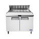 Atosa USA MSF8302GR 48" Two Section Sandwich/Salad Prep Table w/ 2 Doors, 12 Pans, 13.4 cu. ft. 2 image