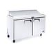 Atosa USA MSF8302GR 48" Two Section Sandwich/Salad Prep Table w/ 2 Doors, 12 Pans, 13.4 cu. ft. 4 image