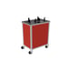 Atlas Metal MEPD2H-6-1/2 Mobile Plate Dish Dispenser 1 image