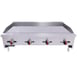 BakeMax BACG48-4 48" Countertop Gas Griddle with Manual Control, 3/4" Steel Plate, 120.000 BTU 1 image