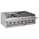 Bakers Pride L-60RS-C 60" Low Profile Countertop Gas Radiant/Lava Rock Charbroiler, 195.000 BTU 1 image