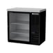 Beverage Air BB36HC-1-G-B-27 36" 1 Section Black Back Bar Cooler with Glass Door 1 image