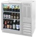 Beverage Air BB36HC-1-G-S 36" 1 Section Black Back Bar Cooler with Glass Door 1 image