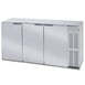 Beverage Air BB72HC-1-PT-S-27 72" Pass-Thru Solid Door Back Bar Refrigerator 1 image
