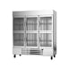 Beverage Air HBF72HC-5-HG 75" Three Section Reach-In Freezer w/ 6 Half Glass Doors, Stainless Steel, 69 cu. ft. 2 image