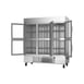 Beverage Air HBF72HC-5-HG 75" Three Section Reach-In Freezer w/ 6 Half Glass Doors, Stainless Steel, 69 cu. ft. 4 image