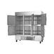 Beverage Air HBF72HC-5-HS 75" Three Section Reach-In Freezer w/ 6 Half Solid Doors, Stainless Steel, 69 cu. ft. 4 image