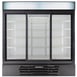 Beverage Air MMR66HC-1-B 75" Three Glass Door Merchandiser Refrigerator in Black, 64.4 cu. ft. 4 image