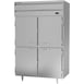 Beverage Air PF2HC-1AHS 52" Two Section Reach-In Freezer w/ 4 Half Solid Doors, Aluminum Interior, 45 cu. ft. 2 image