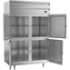 Beverage Air PF2HC-1AHS 52" Two Section Reach-In Freezer w/ 4 Half Solid Doors, Aluminum Interior, 45 cu. ft. 3 image