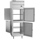 Beverage Air PFD1HC-1AHS 27" One Section Pass-Thru Freezer w/ 4 Solid Half Doors, 23 cu. ft. 3 image