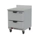 Beverage Air WTRD27AHC-2 27" 1-Section Worktop Refrigerator w/ 2 Drawers, 6.13 cu. ft. 1 image