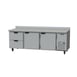 Beverage Air WTRD93AHC-2 93" 3-Section Worktop Refrigerator w/ 2 Drawers & 2 Doors, 30 cu. ft. 1 image