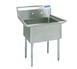 BK Resources BKS-1-24-14 29" (1) One Compartment Sink 1 image