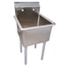 BK Resources BKUS-1-24-14 27" (1) One Compartment Sink 1 image